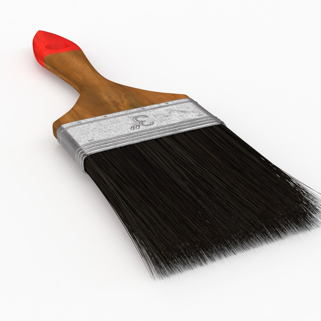 3d Paint Brush Model