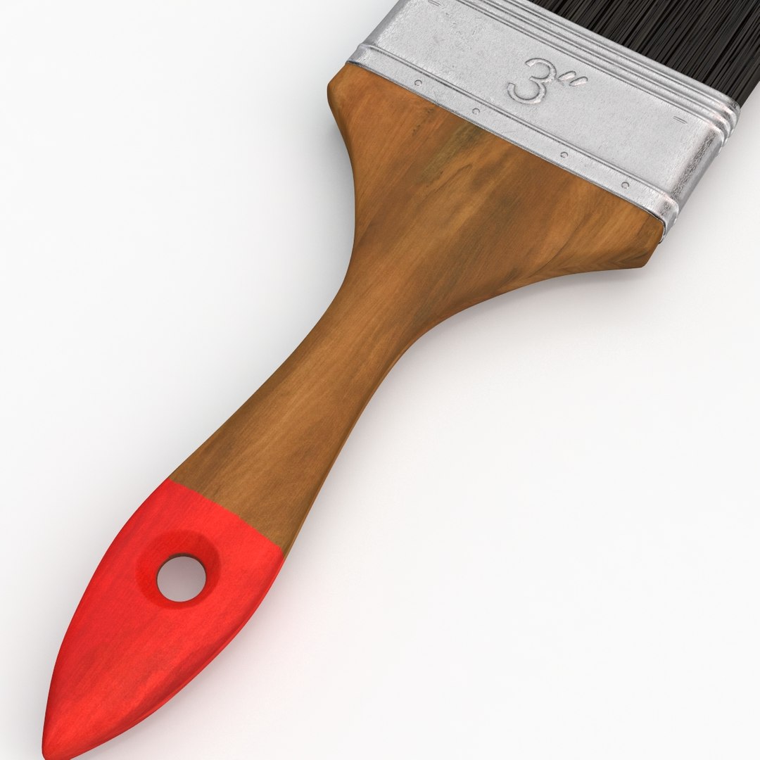 3d Paint Brush Model