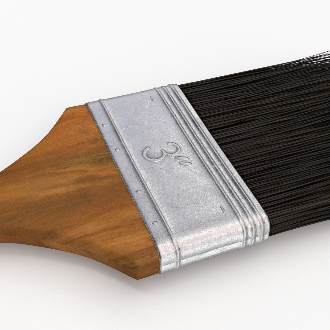 3d Paint Brush Model