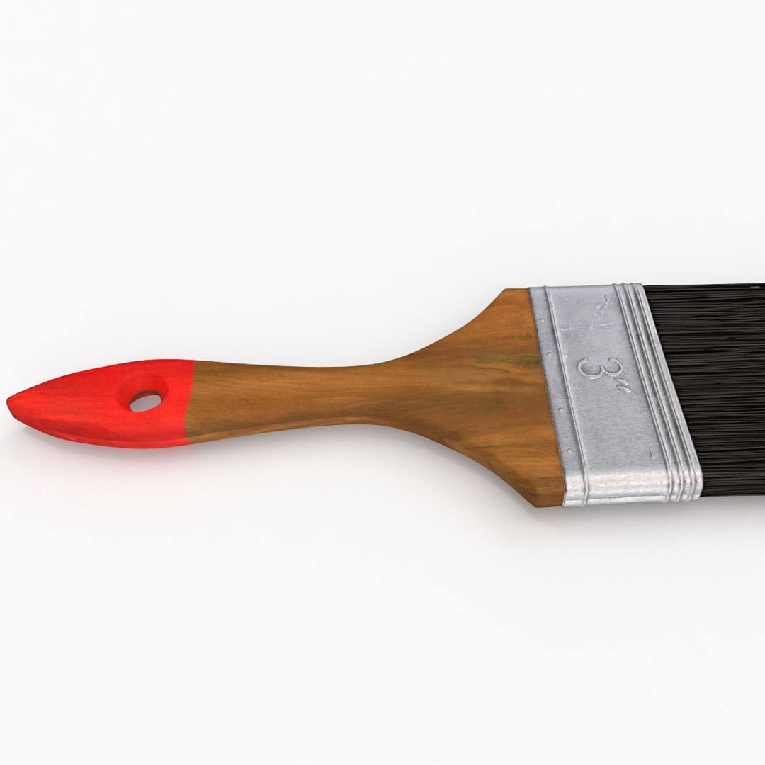 3d Paint Brush Model