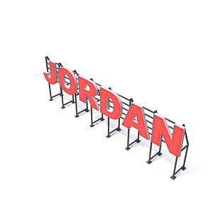 3D country sign jordan