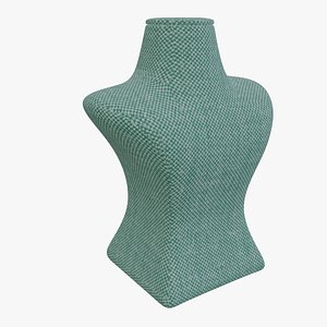 3D Jewelry female Neck Mannequin model
