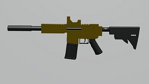 3D model rifle mpw