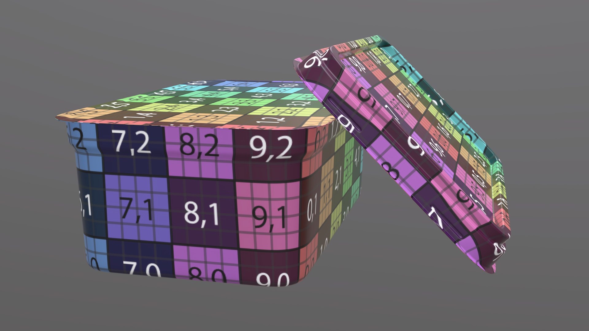 3D model rectangular pack package - TurboSquid 1506396