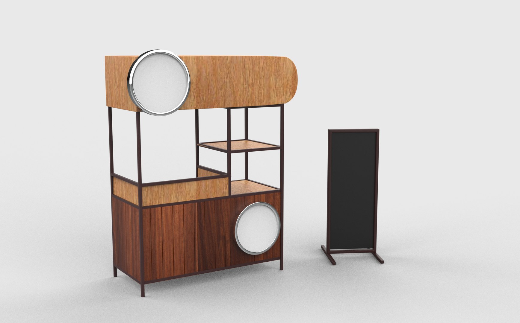 3D Street Food Stand 3D Model Model - TurboSquid 2331959