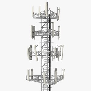cell phone tower 2 3D model