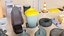 Lowpoly Stylized Street Garbage Junk Trash and Waste Set - 328 Gameready Props 3D model