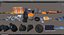 Lowpoly Stylized Street Garbage Junk Trash and Waste Set - 328 Gameready Props 3D model