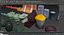 Lowpoly Stylized Street Garbage Junk Trash and Waste Set - 328 Gameready Props 3D model