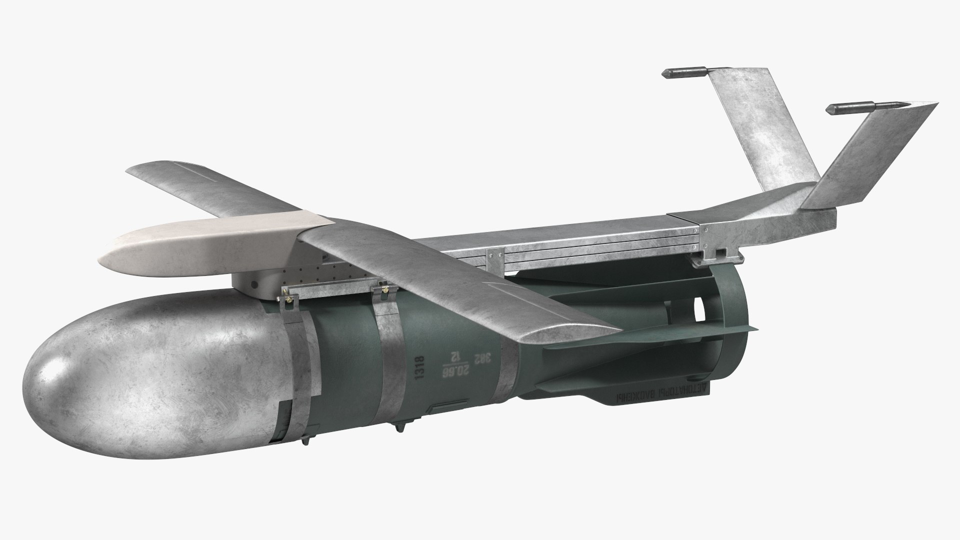 3D model Russian FAB 1500 Air Bomb with UMPK https://p.turbosquid.com/ts-thumb/7v/tTgwPp/1D/russianfab1500airbombwithumpk3dmodel014/jpg/1714091499/1920x1080/fit_q87/86a90a53418c72b5547bb8072ce26490fae48db3/russianfab1500airbombwithumpk3dmodel014.jpg