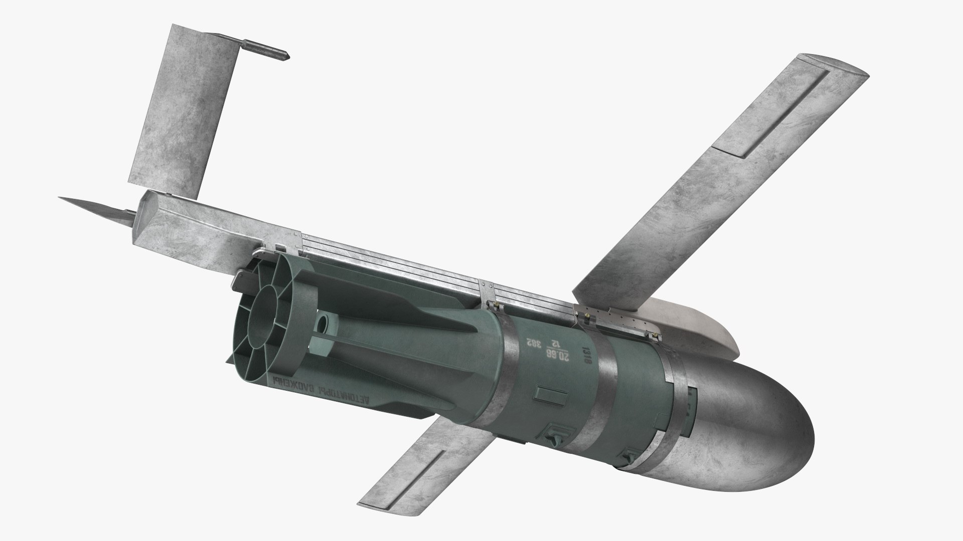 3D model Russian FAB 1500 Air Bomb with UMPK https://p.turbosquid.com/ts-thumb/7v/tTgwPp/5d/russianfab1500airbombwithumpk3dmodel019/jpg/1714091518/1920x1080/fit_q87/bf63538e8ac20412a1f9859a3967a5c596f6c656/russianfab1500airbombwithumpk3dmodel019.jpg