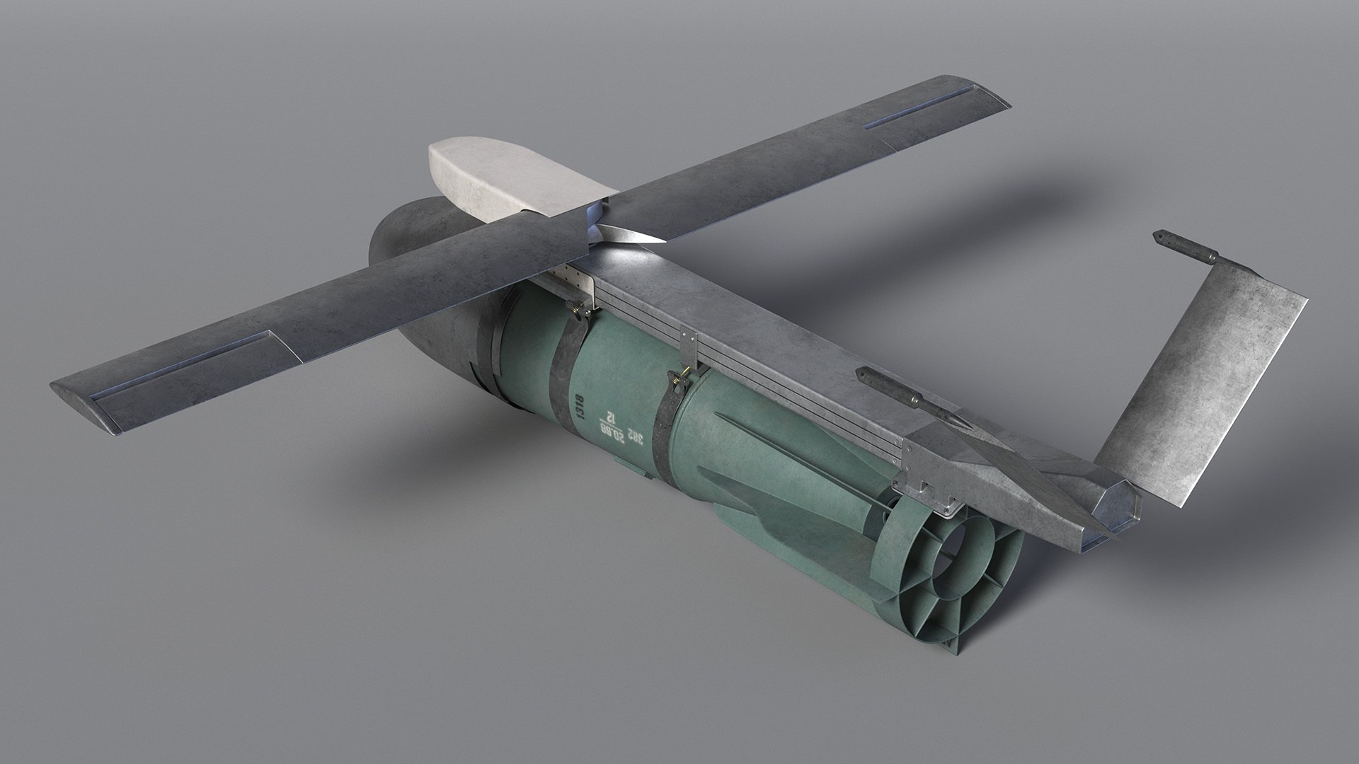 3D model Russian FAB 1500 Air Bomb with UMPK https://p.turbosquid.com/ts-thumb/7v/tTgwPp/Bi/russianfab1500airbombwithumpk3dmodel008/jpg/1714091478/1920x1080/fit_q87/5eff996ed8f28202e8d3d10205102237f35ae92b/russianfab1500airbombwithumpk3dmodel008.jpg