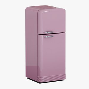 Retro fridge pink