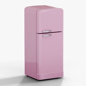 Retro fridge pink