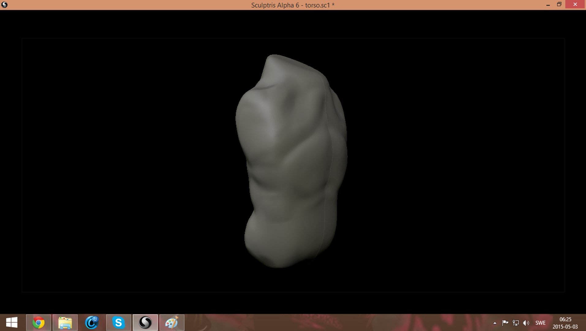 torso 3d 3ds
