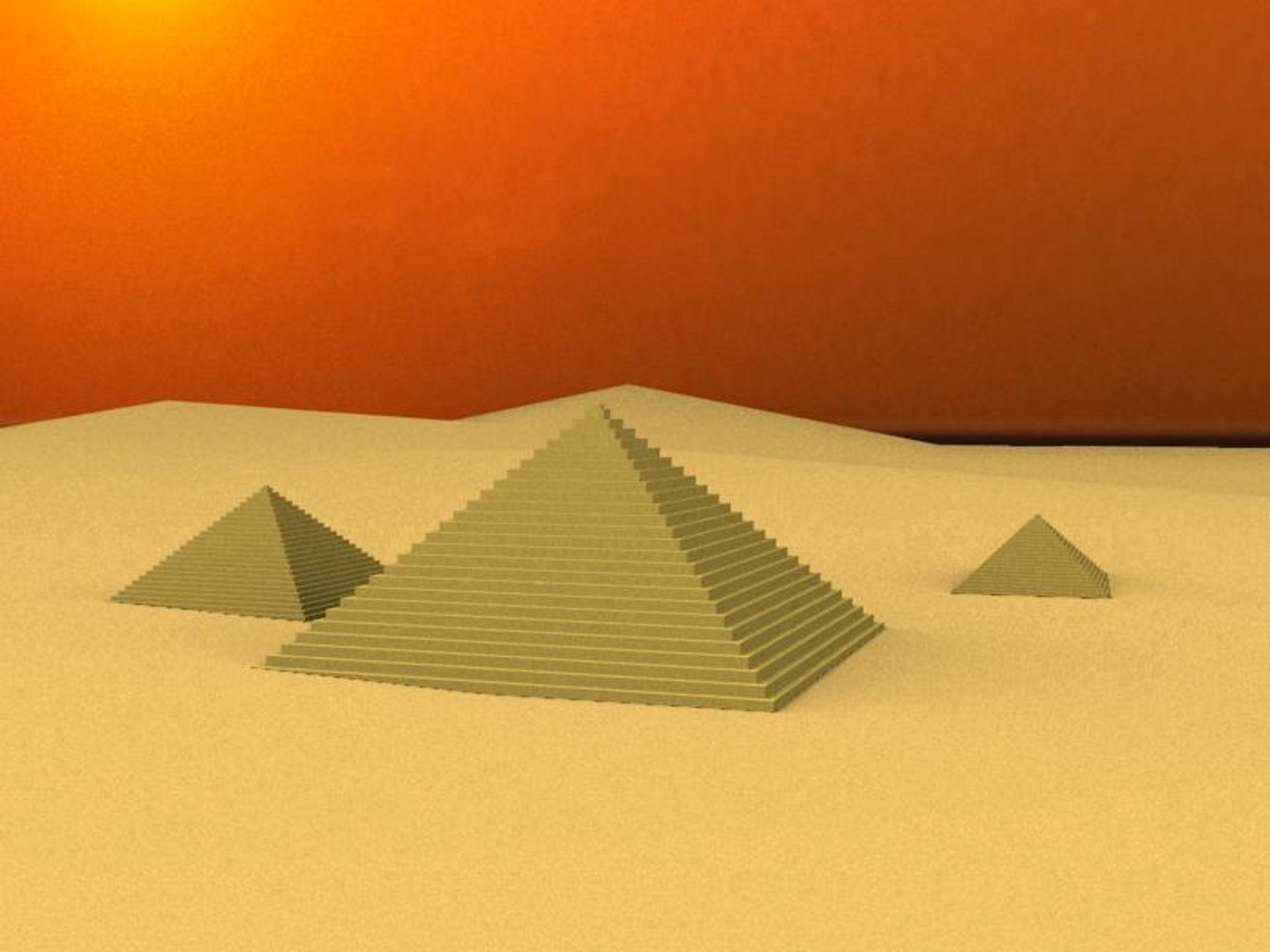 Free Max Model Pyramids
