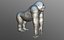 Gorilla Bronze Statue