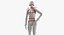 female mannequin rigged 3D model