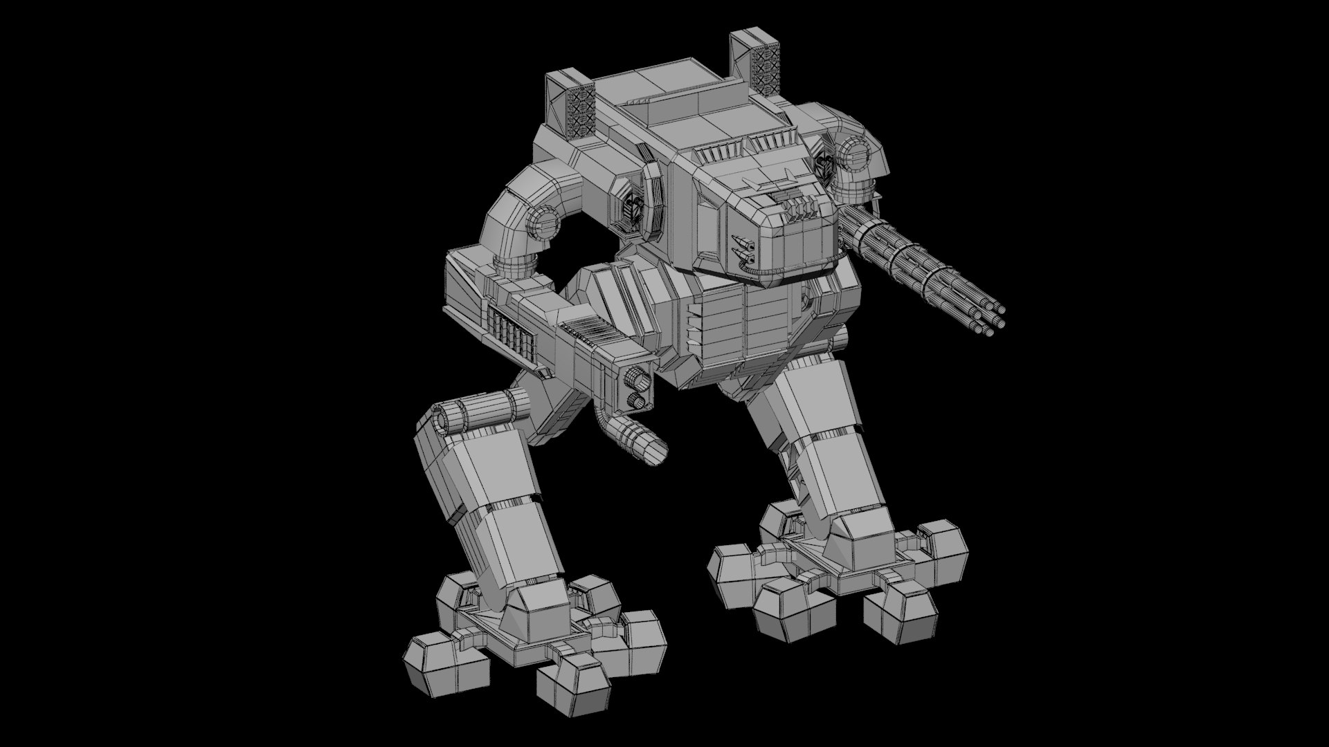 3d Model Robot Mech Machine