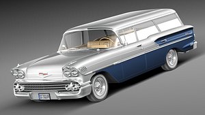 chevrolet nomad 1958 58 c4d