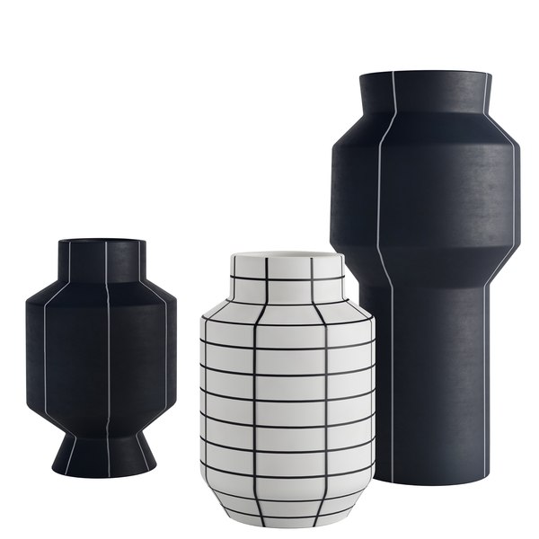 3D Decorative ceramic vase 2 model - TurboSquid 2160983