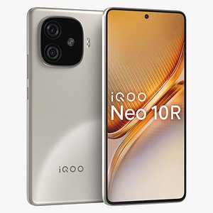 3D Vivo iQOO Neo 10R MoonKnight Titanium model
