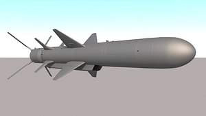 KH-35 Anti-Ship Missile 3D model