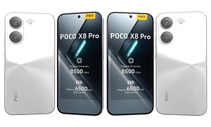 3D model Xiaomi Poco X8 Pro White