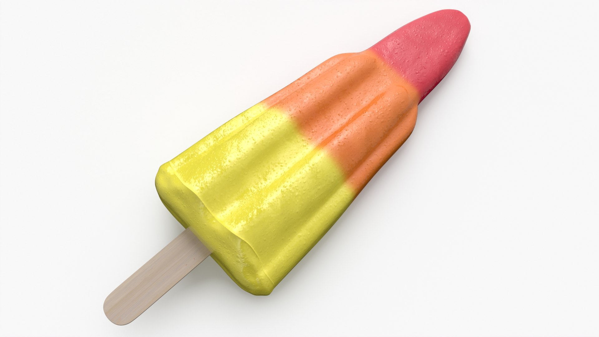 Layered Sorbet Stick 3D model preview