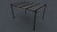Pergola en bois PBR Tonnelle A3
