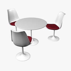 3d tulip chair table