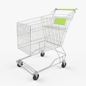 shopping cart trolley 3d model