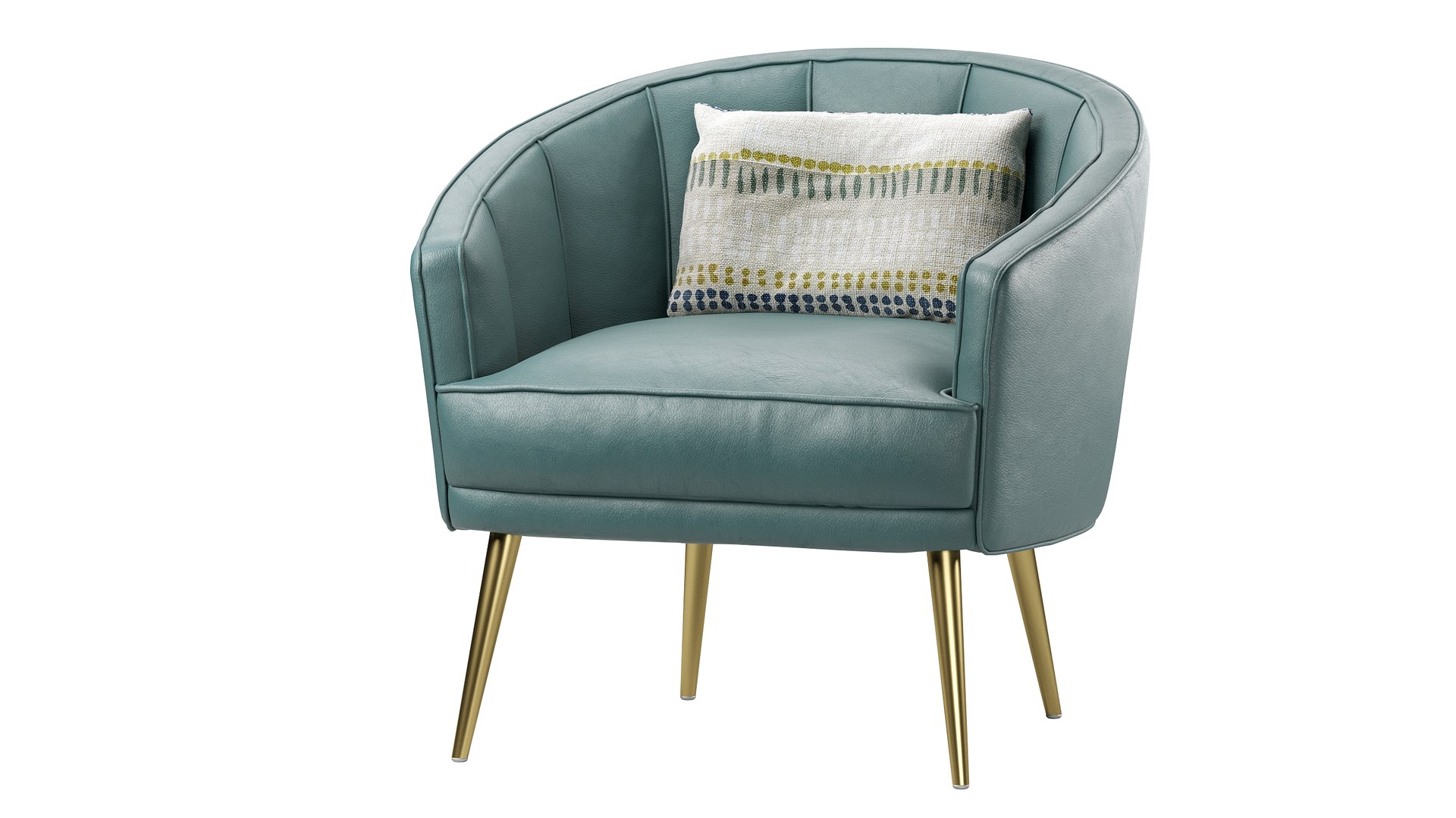 3D Tania Accent Chair LumiSource model TurboSquid 2109726