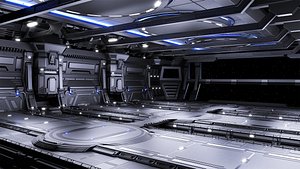 Sci-fi Scene for renders - The Last Star