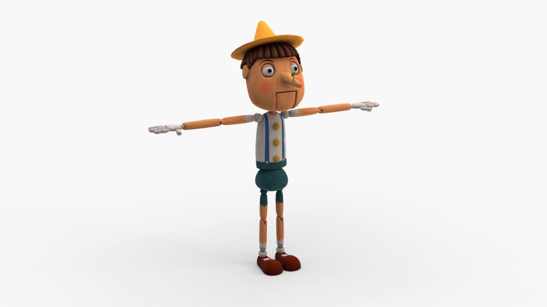 Pinocchio From Shrek 3D Model - TurboSquid 2346803