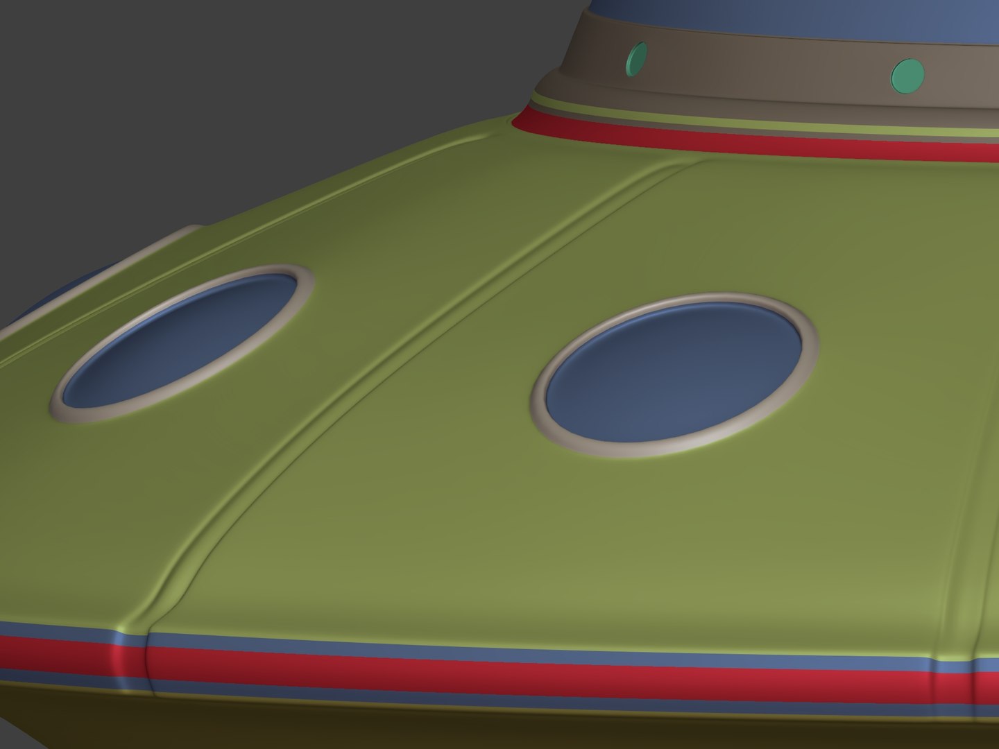 Flying Saucer UFO Model - TurboSquid 2091982