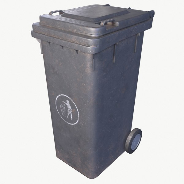 bin pbr 3D model