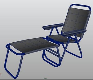 3d lawn chair