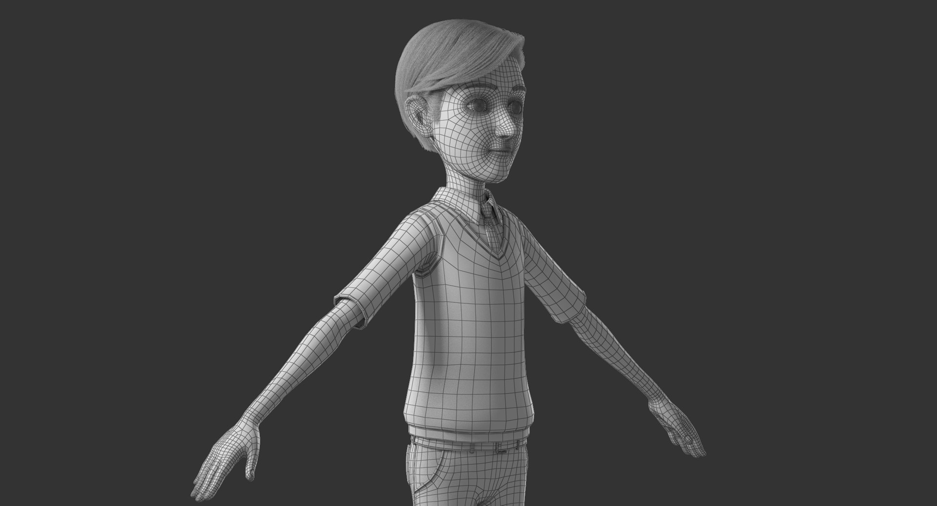 3D Cartoon Man Rigged - TurboSquid 1213928