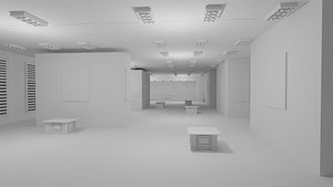 3D EXHIBITION HALL - No Material