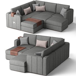 3D Lovesac Sectionals Sofa model