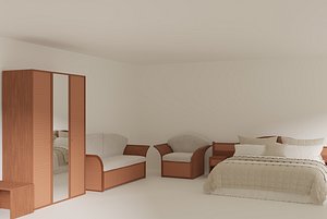 Furniture bedroom 3D