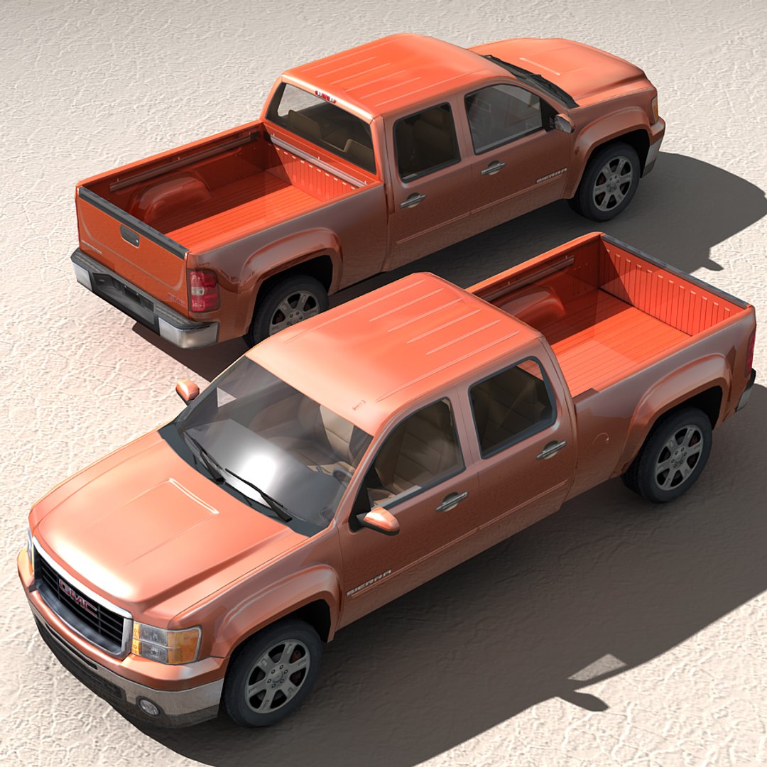 3d Model Pickup Gmc Sierra