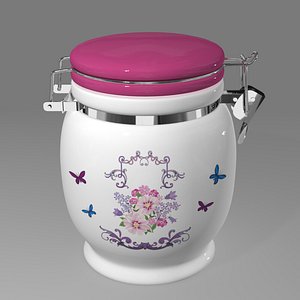 3D model sugar container