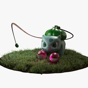 Bulbasaur and pokeballs