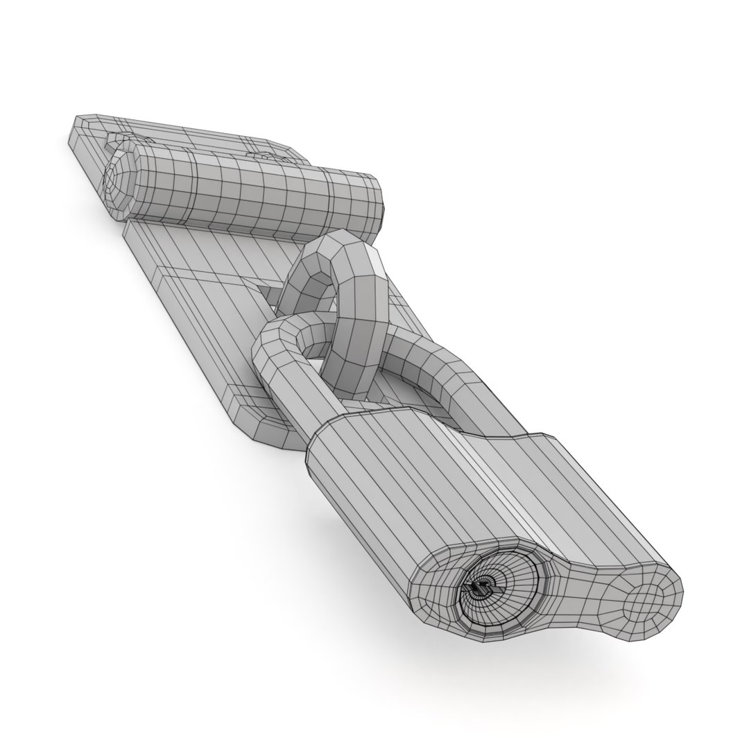 Latch Lock 3D Model TurboSquid 1262793