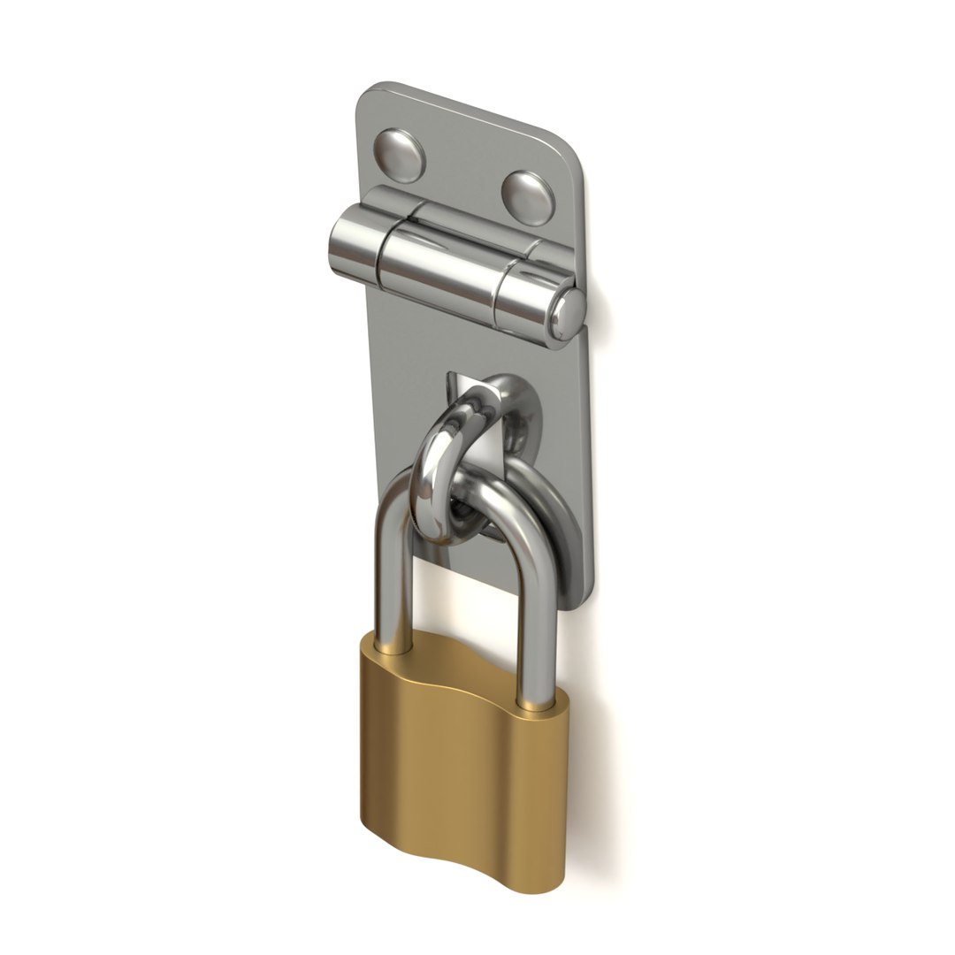 Latch Lock 3D Model TurboSquid 1262793