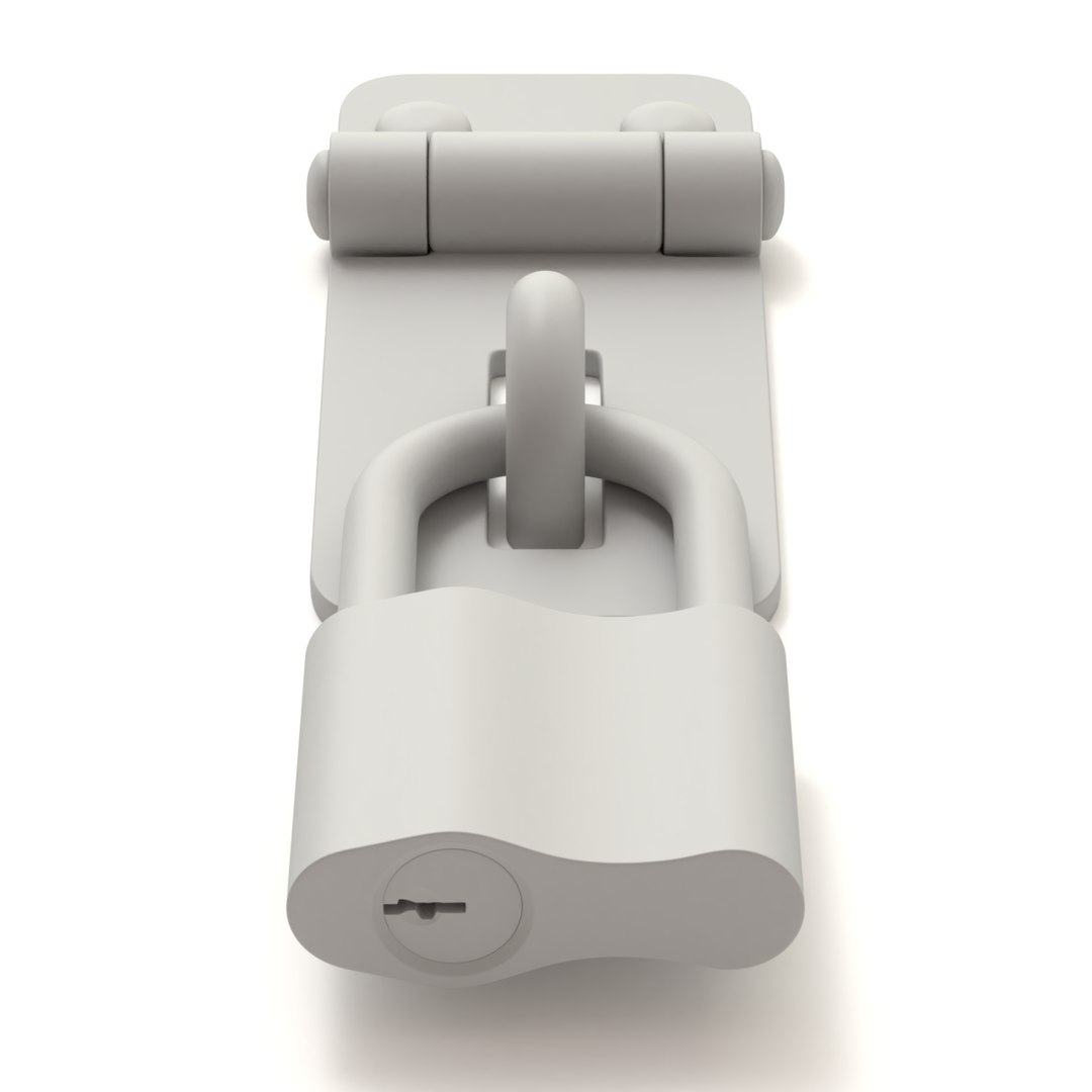 Latch Lock 3D Model TurboSquid 1262793