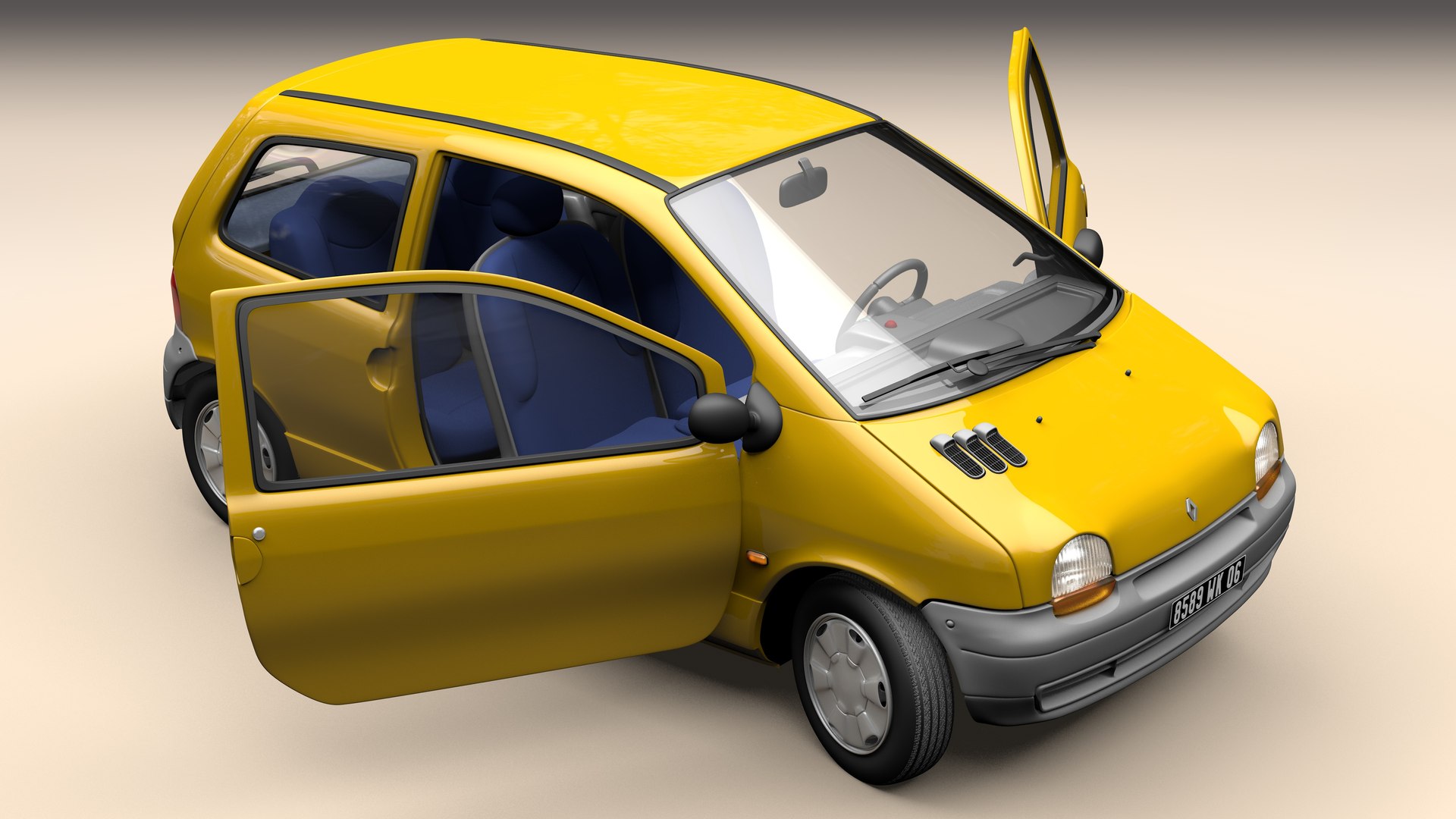 modèle 3D de Renault Twingo 1 1993 - TurboSquid 2017768