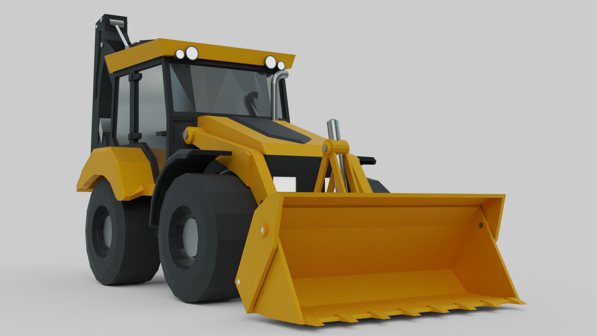 Backhoe Loader - Heavy Vehicle 3D - TurboSquid 2421923